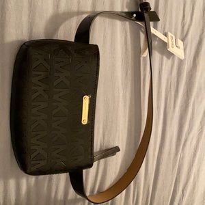 Brand new black Michael Kors S/M belt bag.